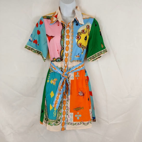 *Commense Short Printed Mini Dress - Picture 2 of 9